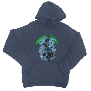 Adam Bomb  Skull Flame College Hoodie