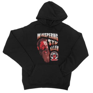 Stiff Right Hand Whispering Stu Allen College Hoodie