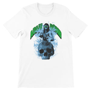 Adam Bomb  Skull Flame Unisex Short Sleeve T-Shirt