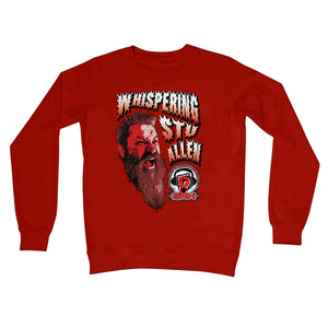 Stiff Right Hand Whispering Stu Allen Crew Neck Sweatshirt