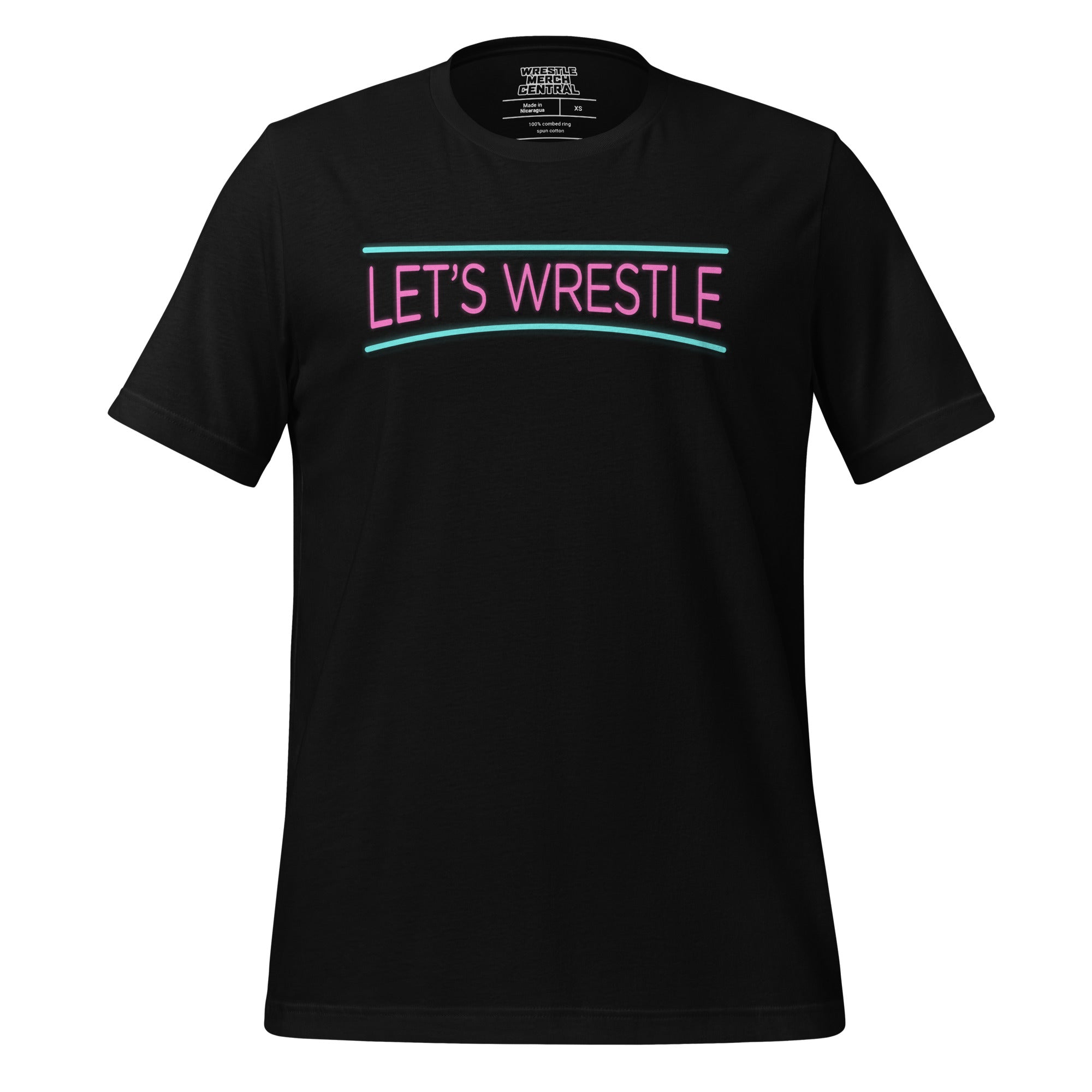 Let's Wrestle Neon Unisex T-Shirt