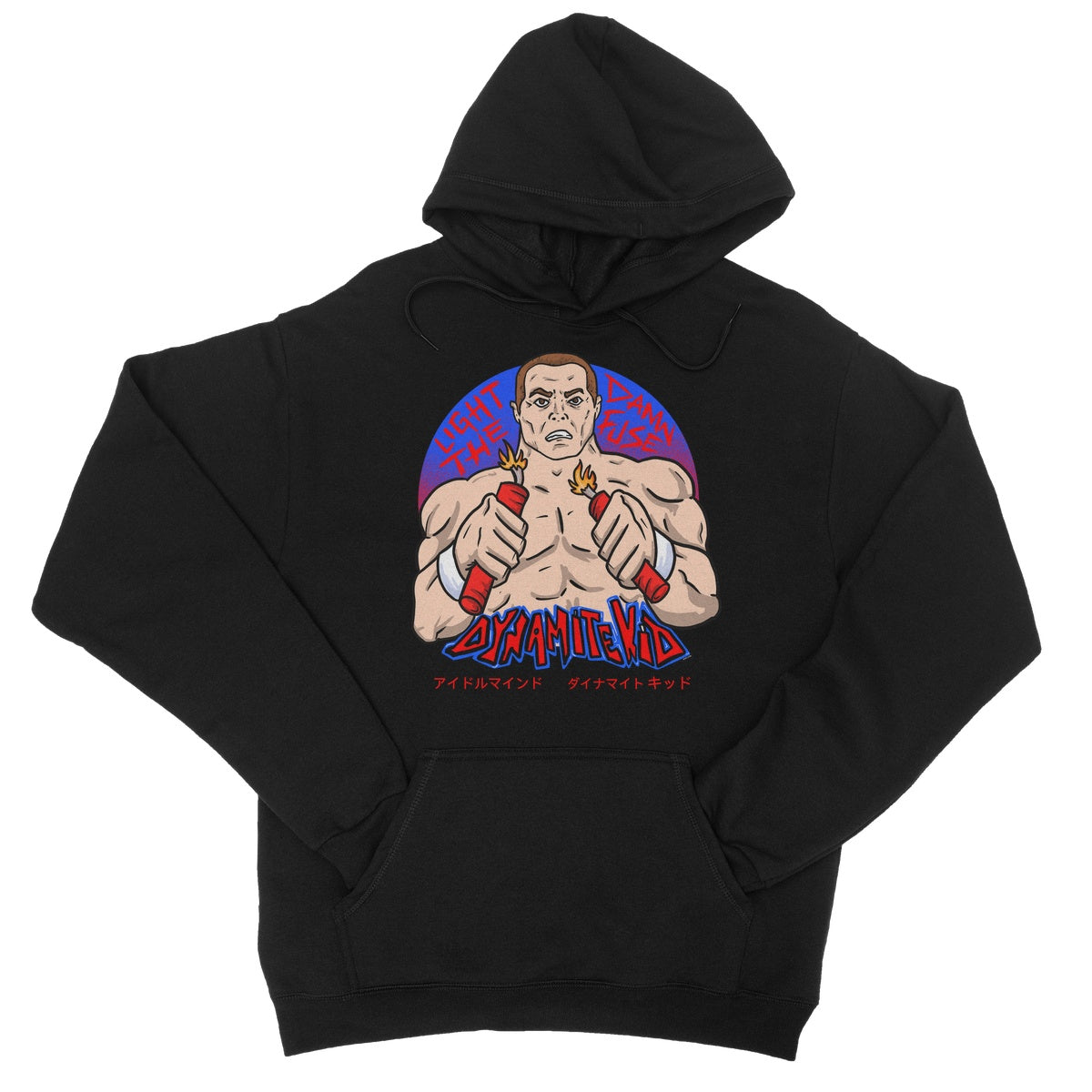 Dynamite Kid Light The Damn Fuse College Hoodie